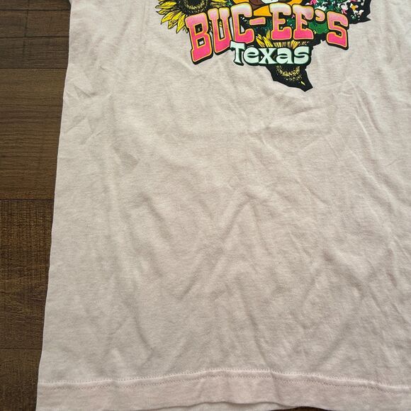 NWT Buc-ee's Shirt Mens M Cactus Pink Short Sleeve Texas Beaver Graphic Tee - Picture 7 of 11
